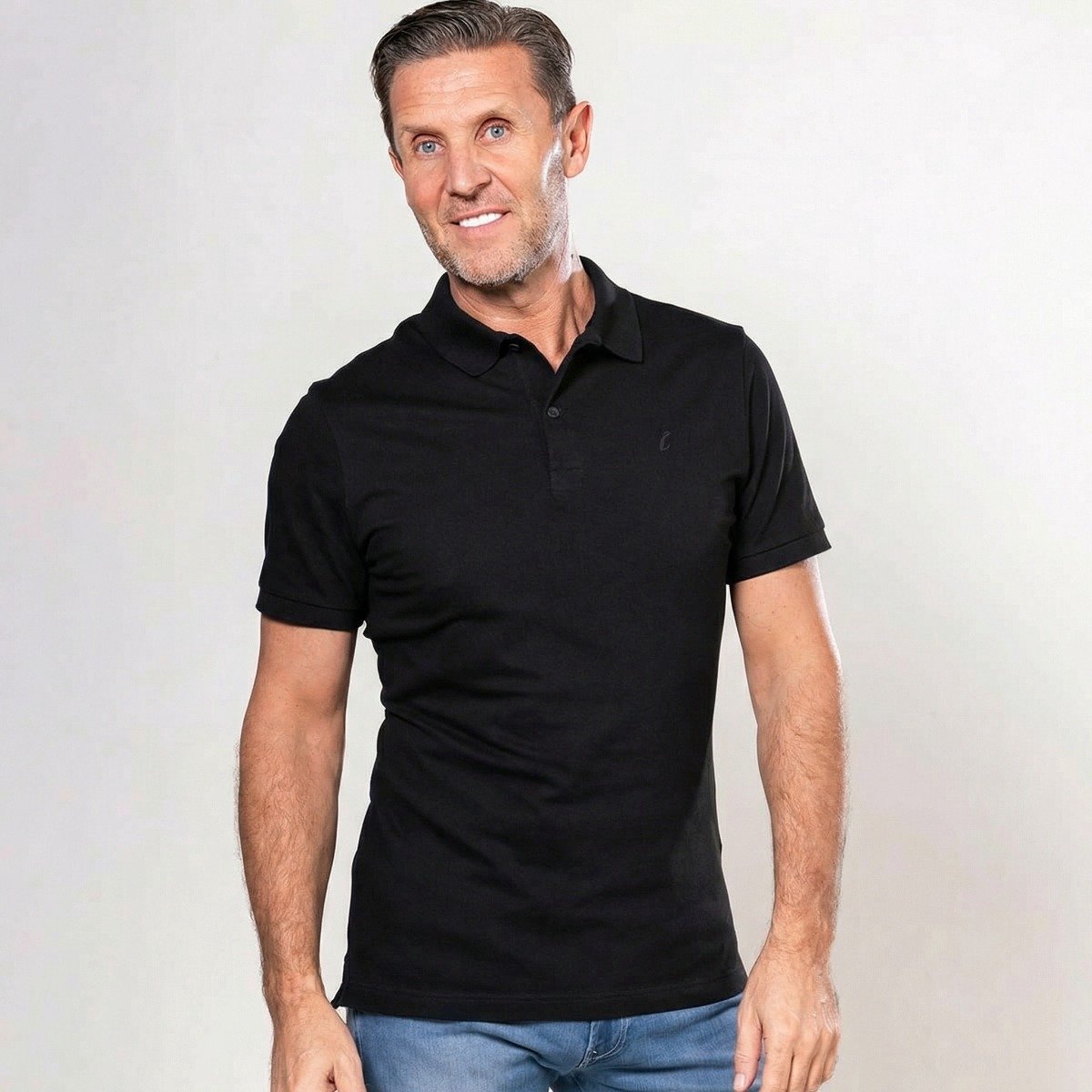 Alca Fashion - Regular Fit - Heren Polo - Zwart - L