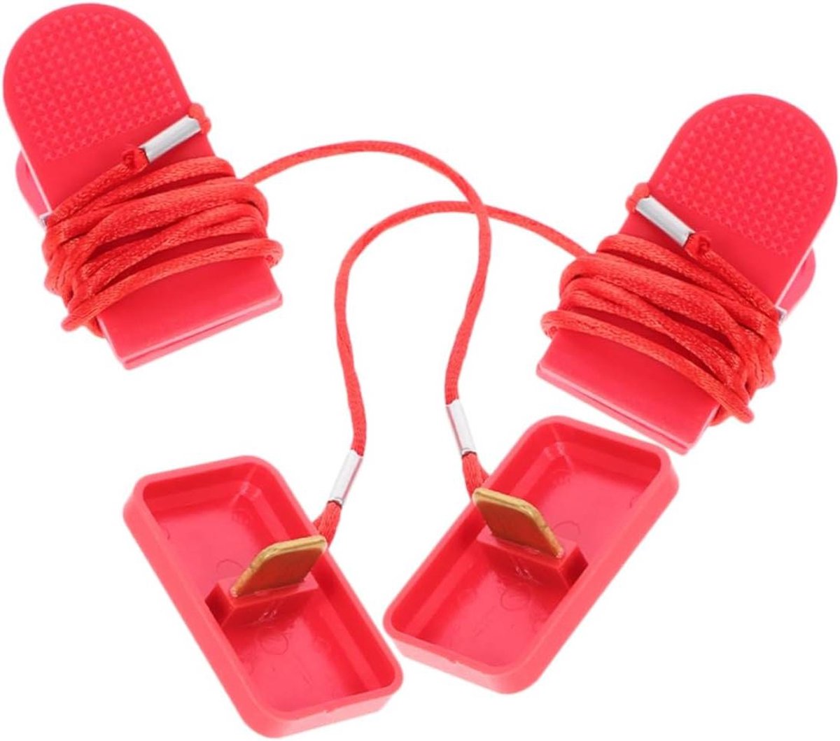 Noodstop Schakelaar - Veiligheidssleutel Loopband - Fitness Veiligheid - Magnetische Noodstop - 6x3.2x3 cm - Rood