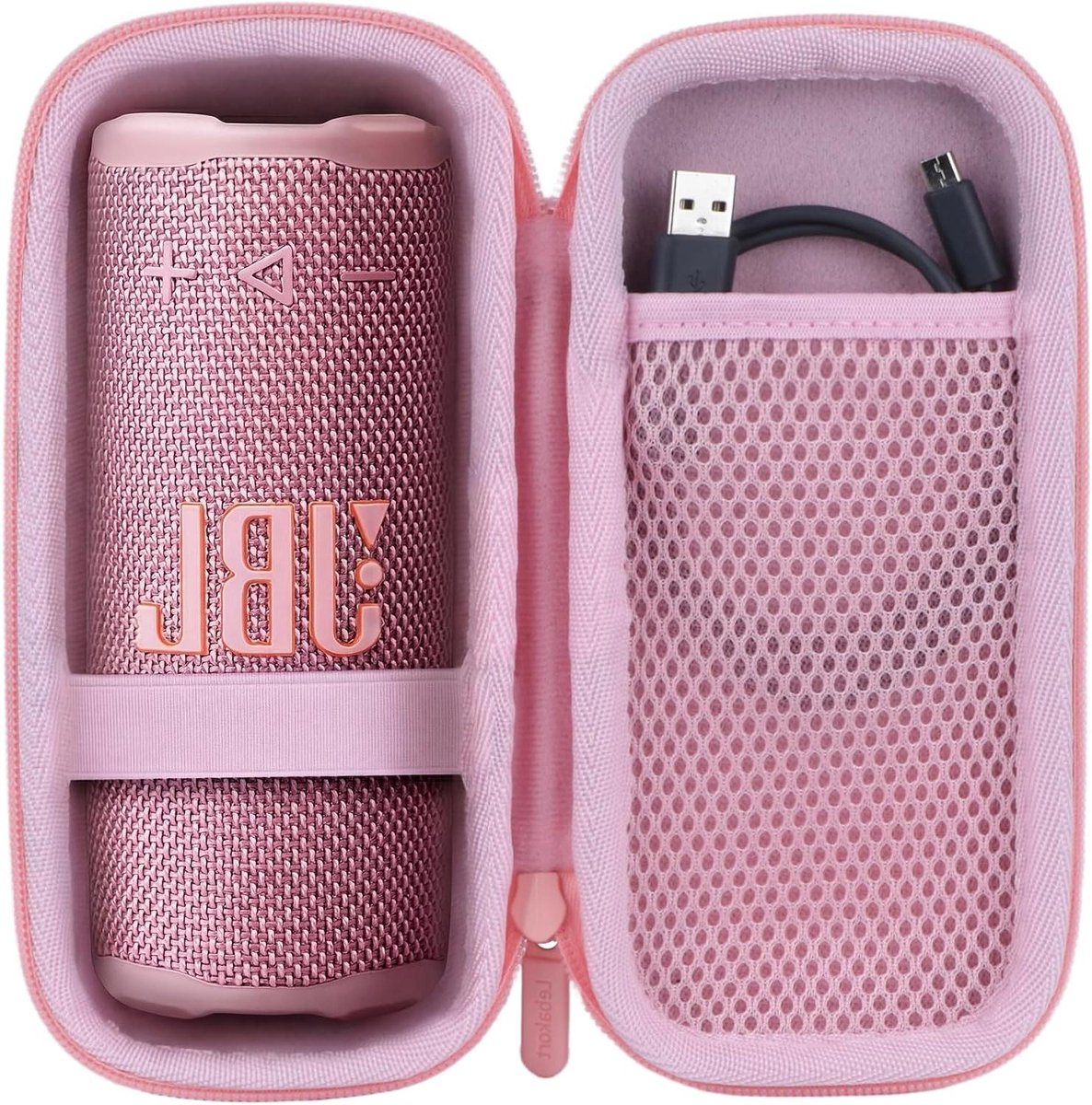 Beschermhoes Luidspreker - Draagbare Speaker Case - Muziek Luisteren - Op maat Gemaakt - 18.5 x 7.5 x 7 cm