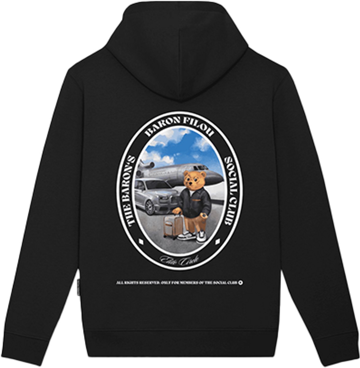 Baron Filou The Jetset Traveler Backprint Hoodie