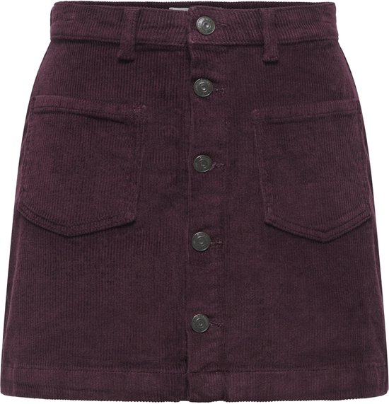 Only Onlamazing Global Hw Cord Kirt Fudge | Bordeaux | Maat: S
