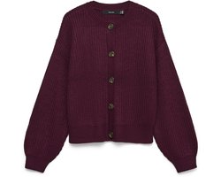 VERO MODA - VMLEA LS O-NECK CARDIGAN Dames Trui