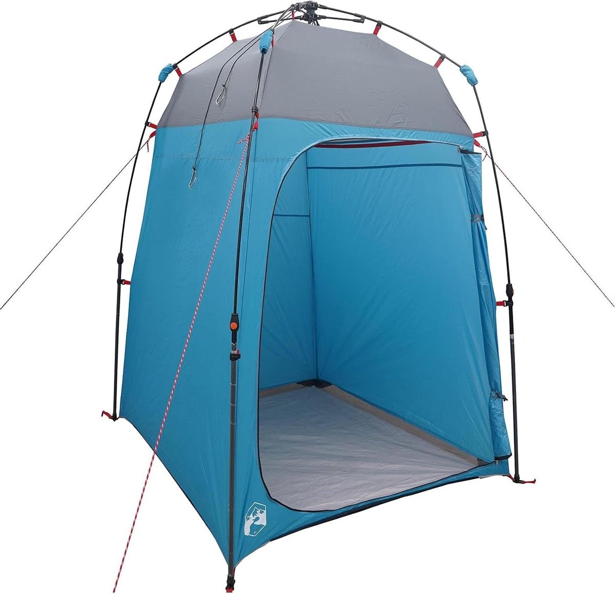 Kampeertent met Dak - Privacy Tent Douche - Camperen en Outdoor - Verborgen Rits Volledige Privacy - 160x160x227 cm - Blauw