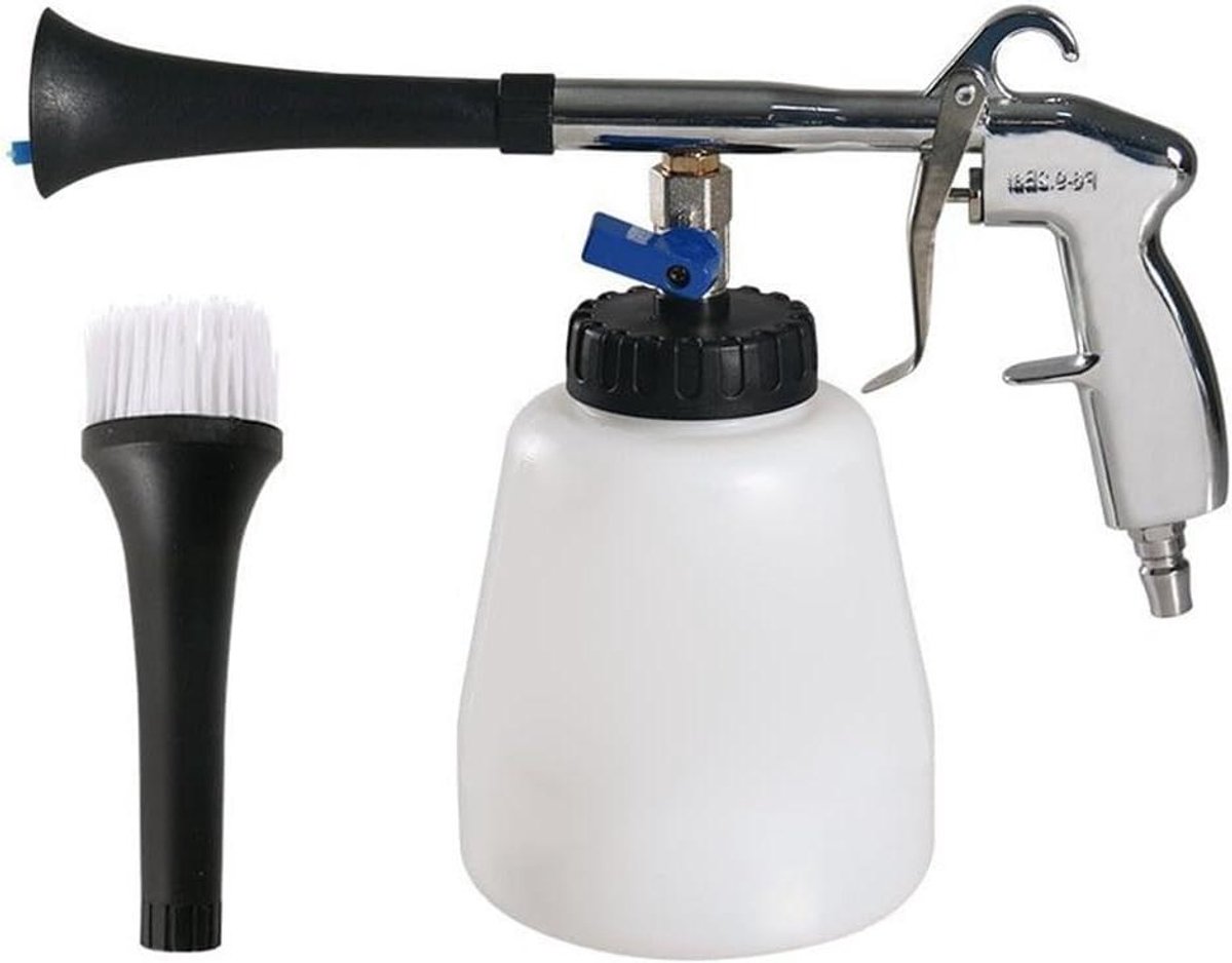 Luchtblazer Auto - Persluchtpistool - Stof Verwijderen - Pneumatische Technologie - 523 Gram - Wit
