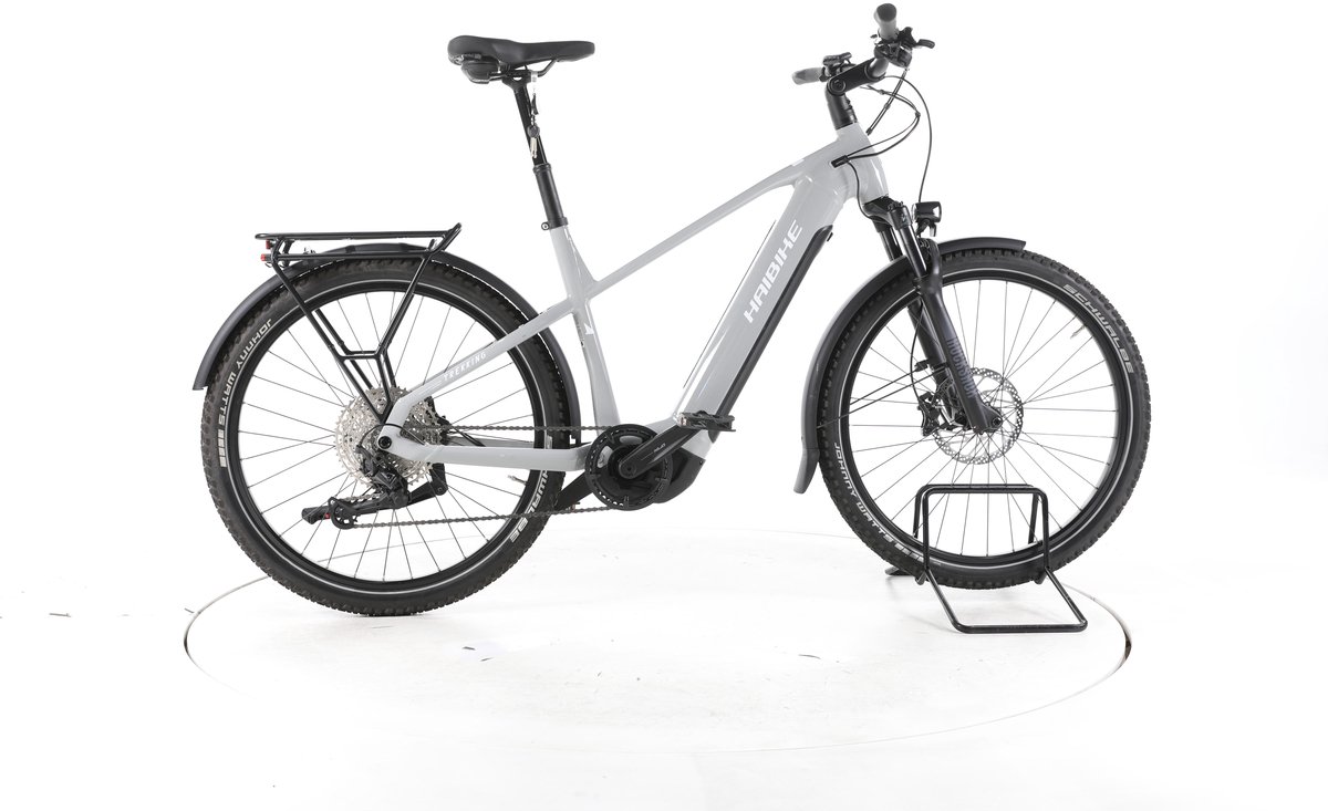 Haibike Trekking 7 Elektrische trekkingfiets Yamaha Accu 720Wh 28" 2023 grijs