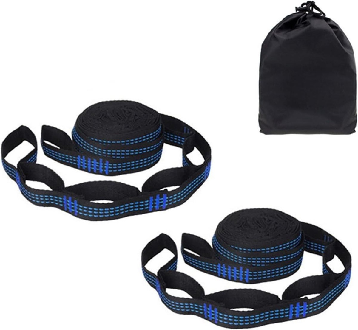 Hangmat Riem - Schommel Zitje - Outdoor Camping - Hoge Laadvermogen - 2 Meter - Blauw