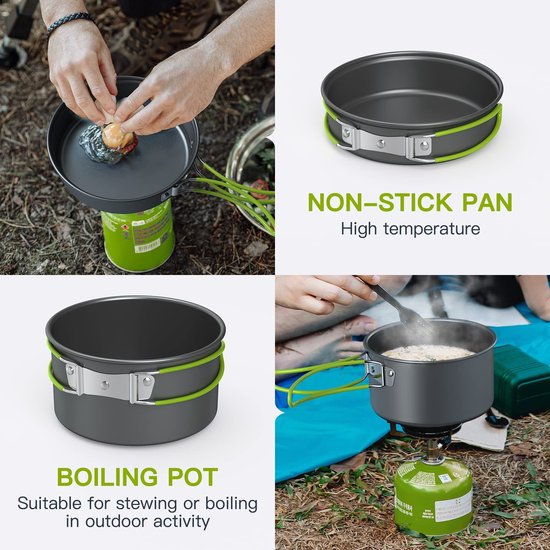 Omgoods - Camping Pannen Set voor 2-3 Personen — afbeelding 2