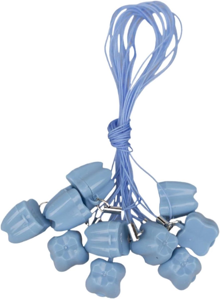 Tandendoos Baby - Tandenbewaarder Kinderen - Herinneringen Bewaren - Schattig Tanddesign - 10 stuks - Blauw