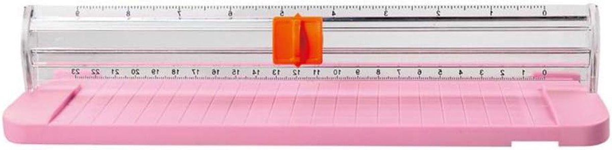 Papier Snijder - Papier Trimmer - Handwerk Projecten - Met Vingerbescherming - A4 A5 Formaat - Roze