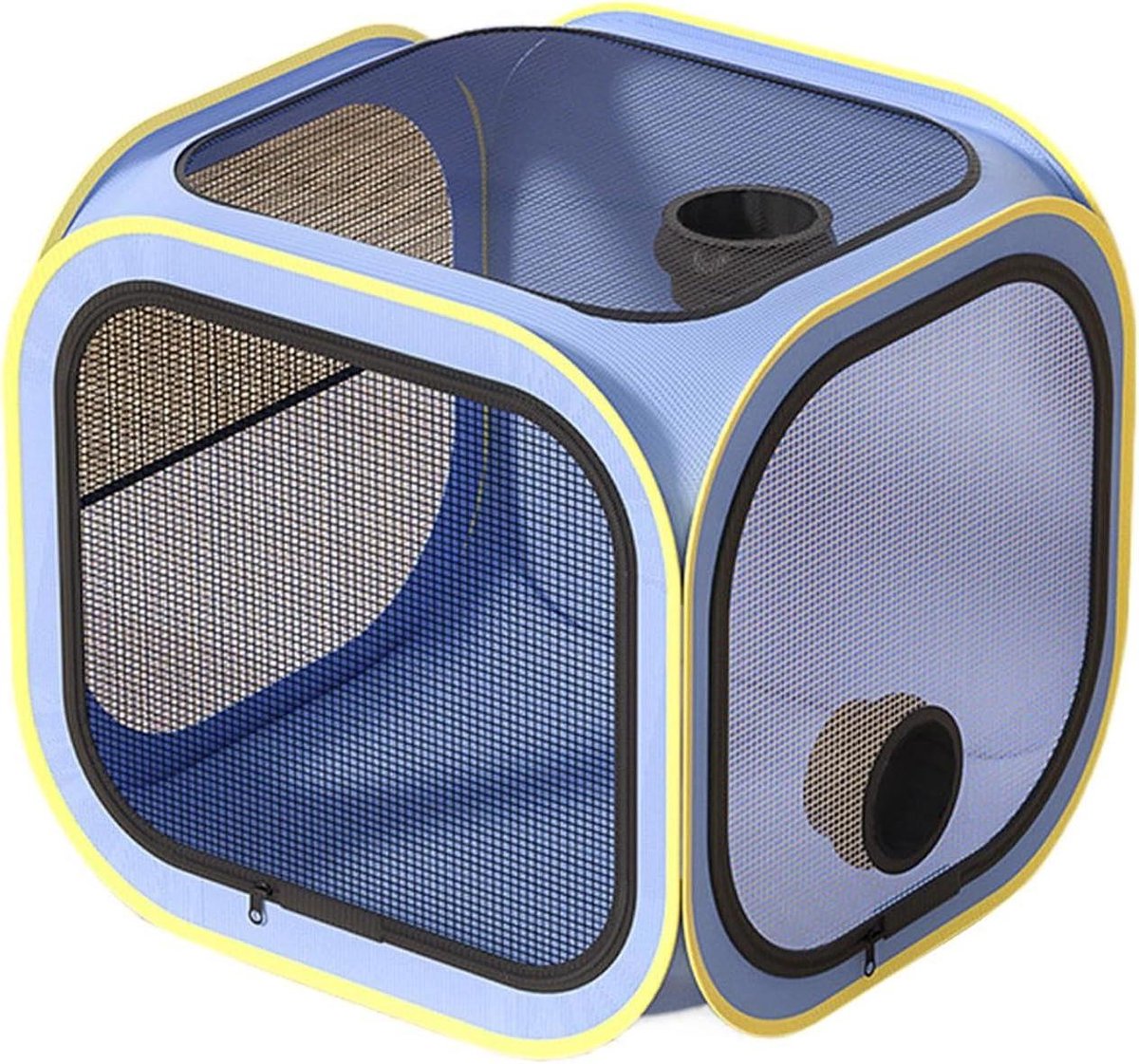 Huisdier Droger Box - Katten Föhn - Dieren Verzorgen - Anti-Haar Vliegen - 50x50x50cm - Blauw