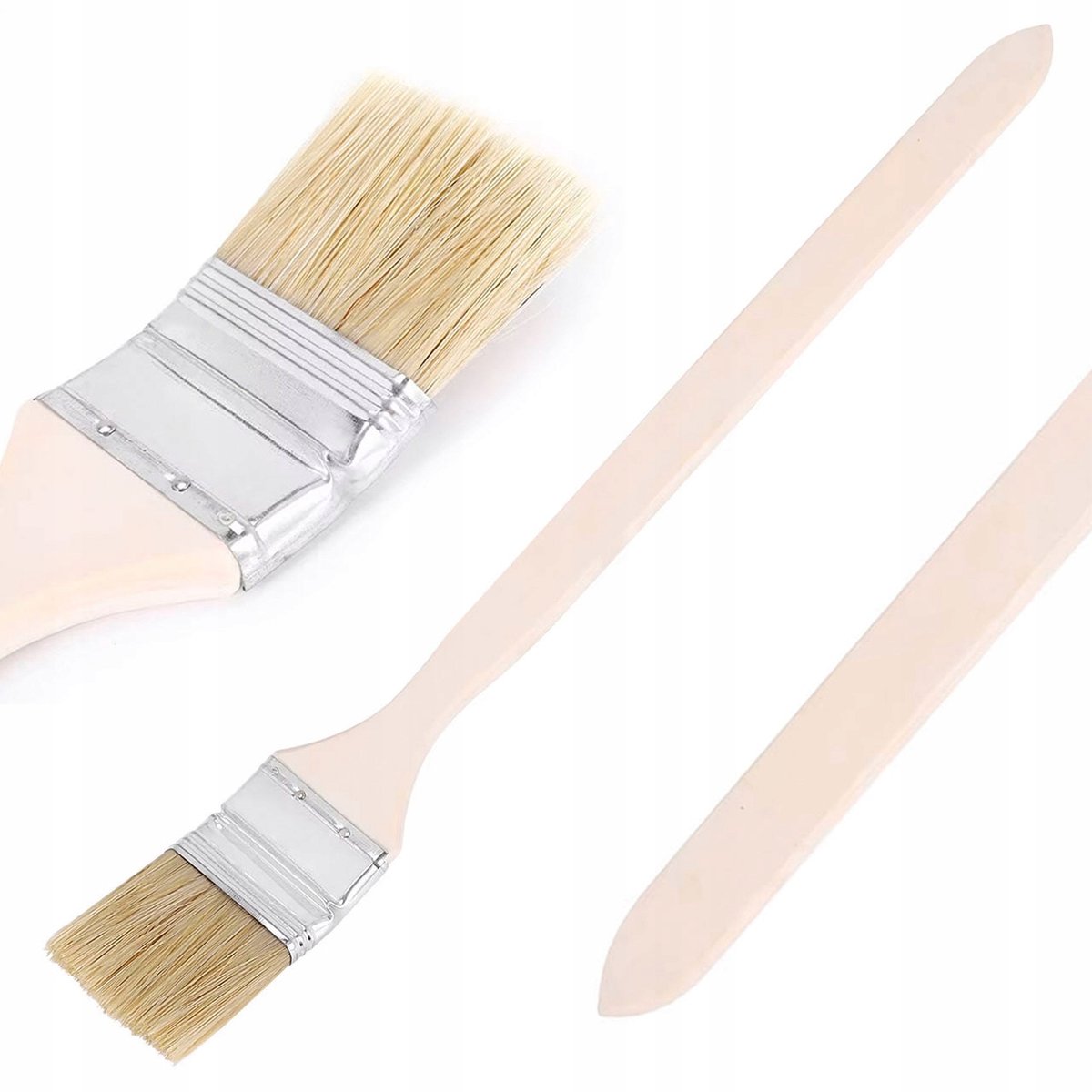 Rosfix Radiatorkwast Kwast - Ergonomisch Handvat, 36 mm - Hoogwaardig Haar, Duurzaam