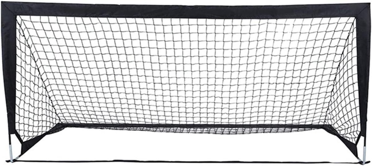 Voetbaldoel - Mini doel Trainingsdoel - Voetbaltraining Oefenen - Opvouwbaar Draagbaar - 90 x 90 x 200 cm - Large Goal