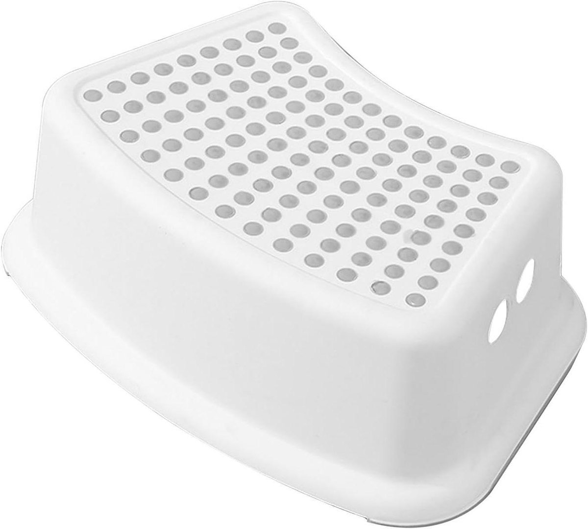 Toiletvoetkruk - Hurkkruk WC - Natuurlijke Houding - Antislip Stevig Ontwerp - 30 x 14.7 x 14.7 cm - Grijs