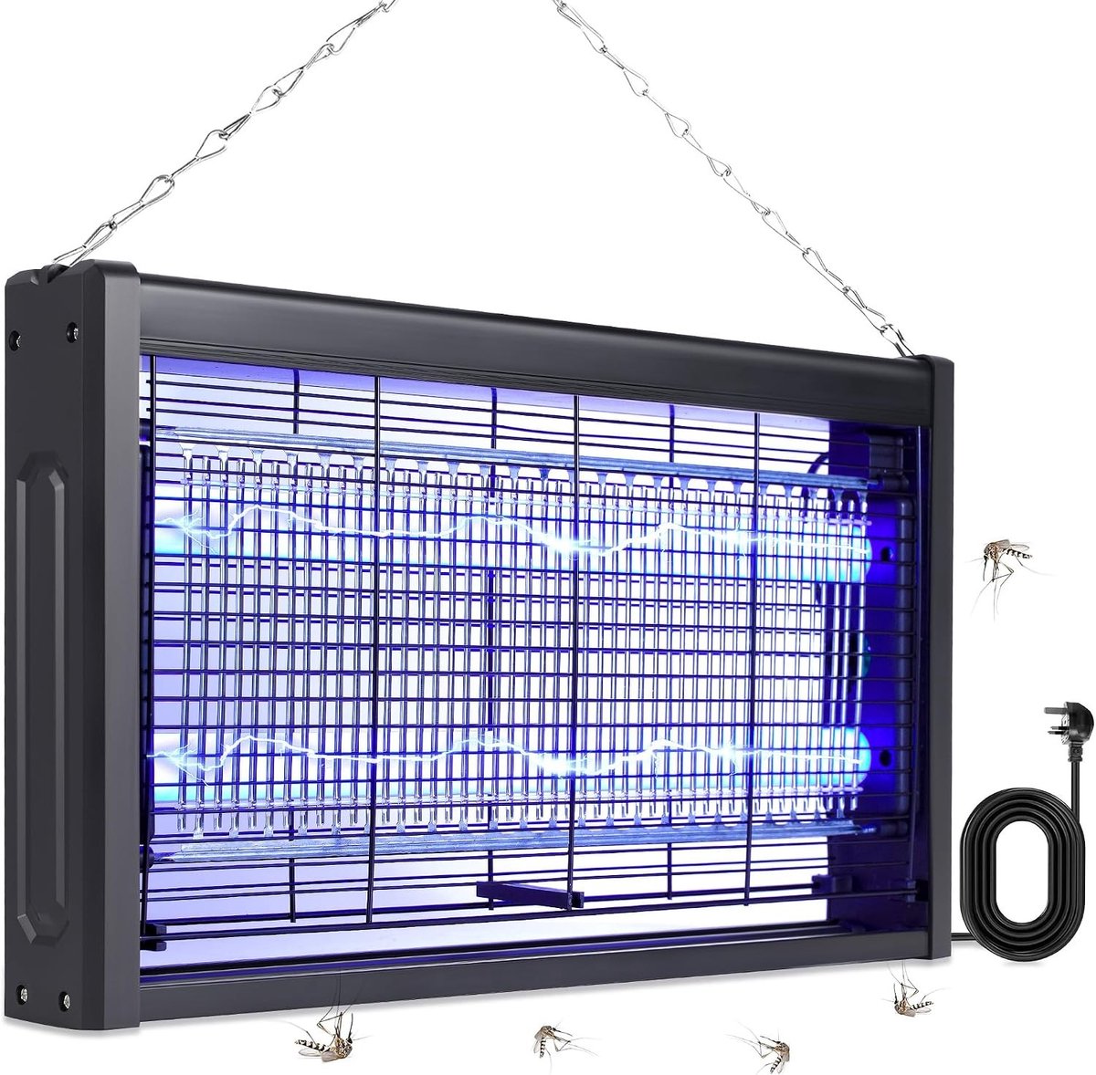 Vliegenlamp - Zwart - 20 W - Elektronische Insectenverdelger voor Binnen en Tuin