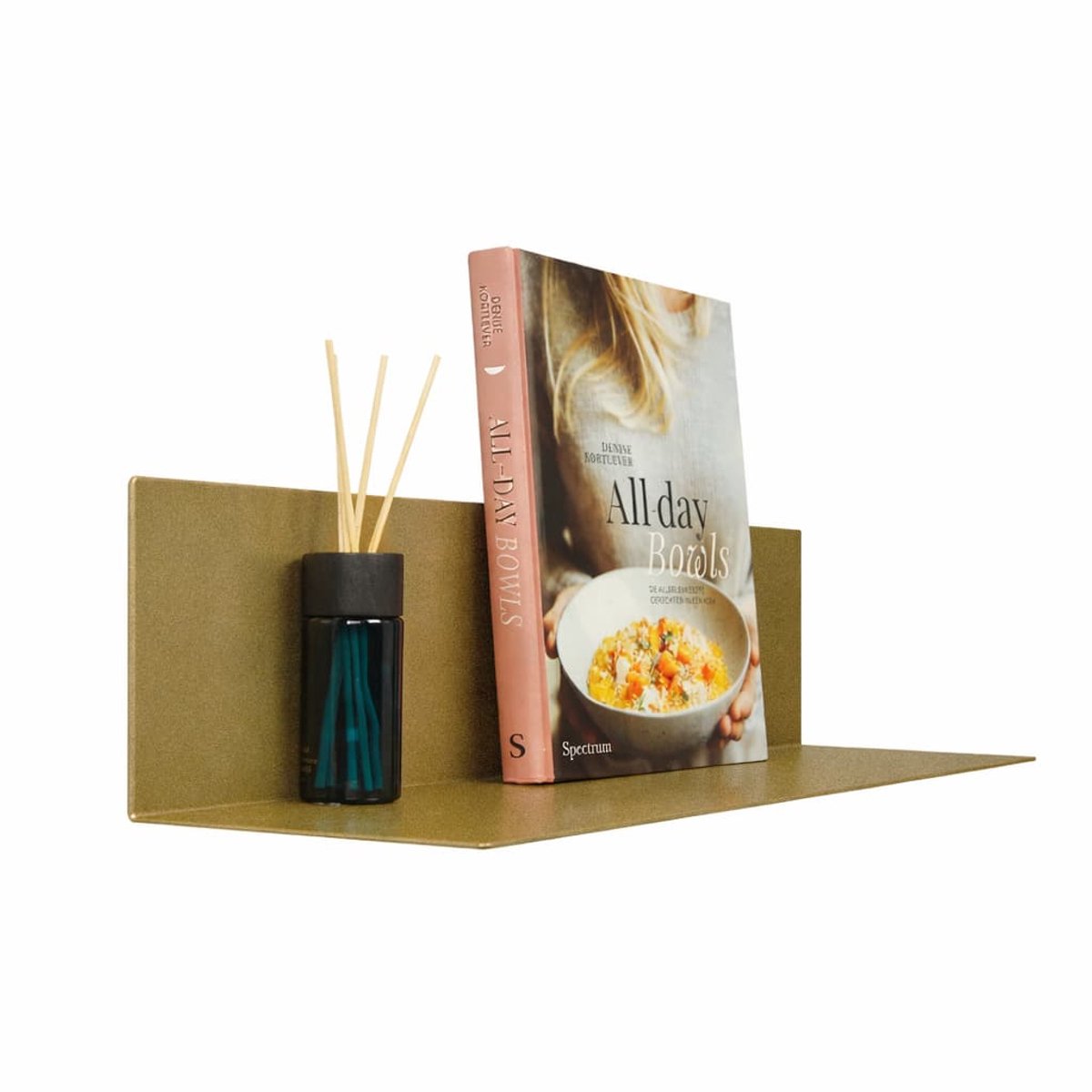 Magnetische Wandplank Goud Large - Kamer26
