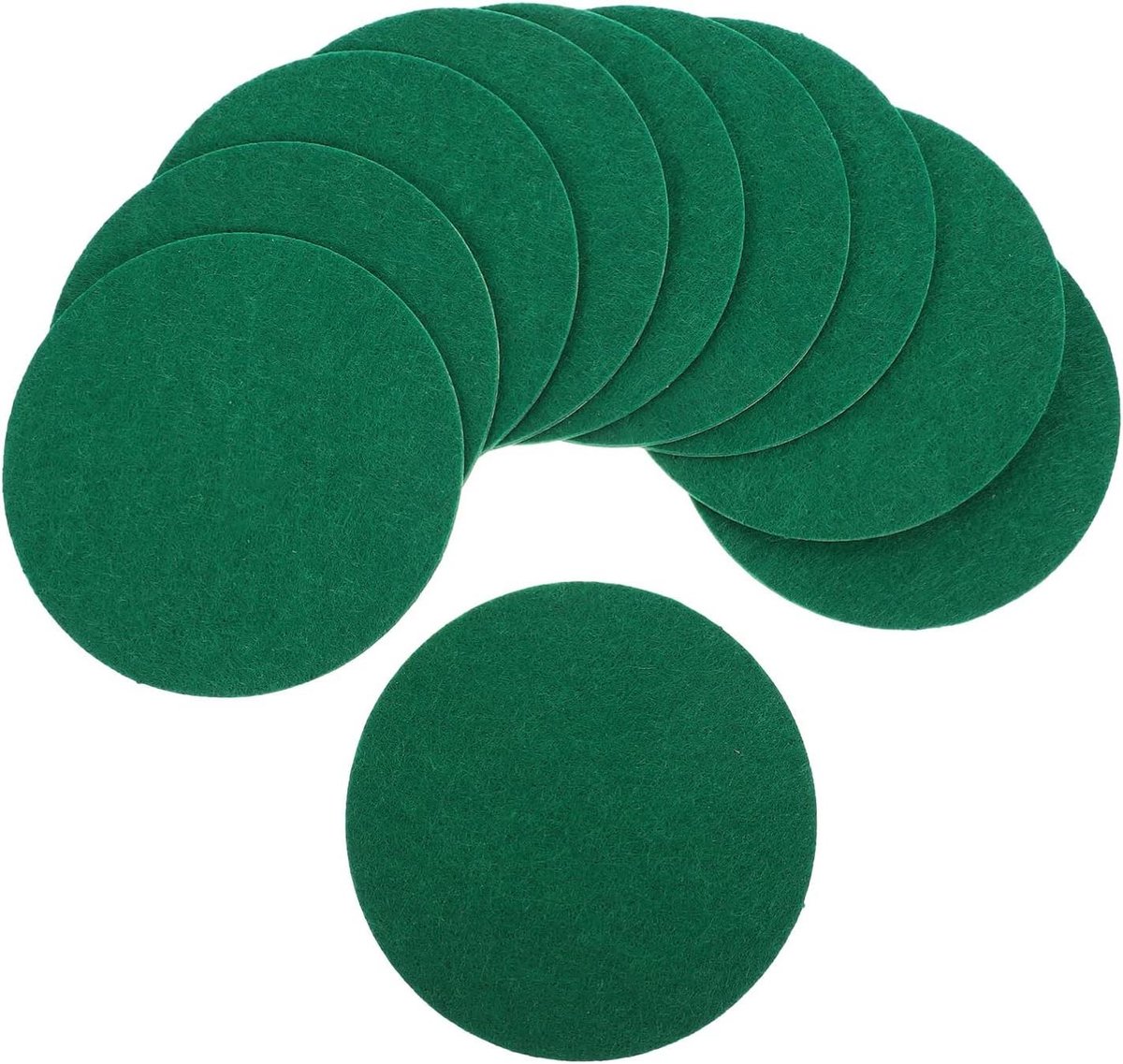 Airhockey Vervangende Pads - Pucks Pusher Pads - Airhockey Spel Verbeteren - Universele Pasvorm - 7.4 cm - Groen