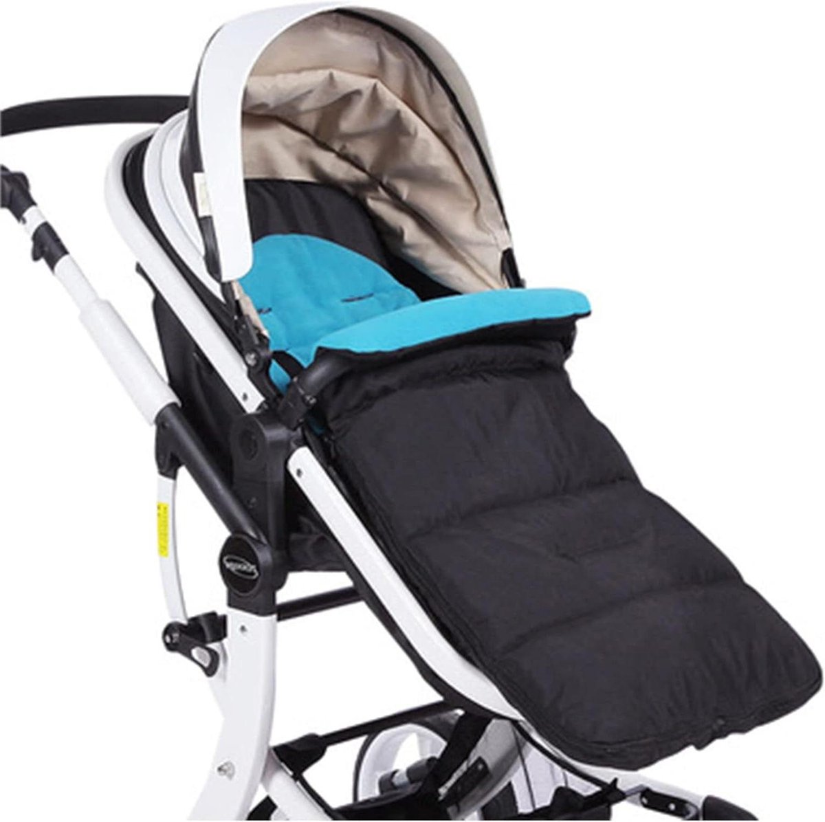 Kinderwagen Voetenzak - Baby Slaapzak - Baby Warm Houden - Waterdicht Winddicht - 88x40cm - Grijs