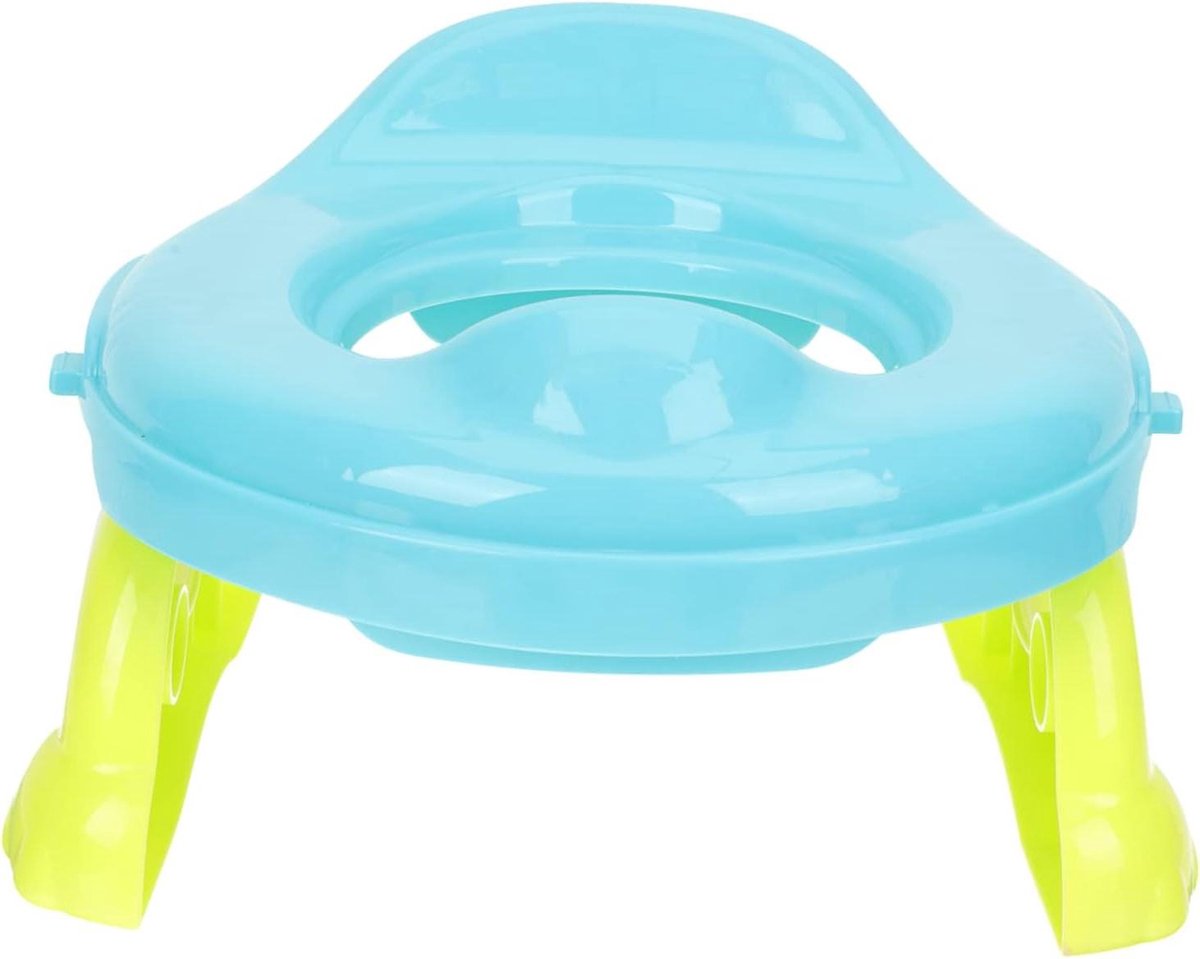 Draagbaar Toilet - Kinderpotje Opvouwbaar - Zindelijkheidstraining Buiten - Opvouwbaar Ruimtebesparend - 28 x 25 x 16 cm - Diverse Kleur