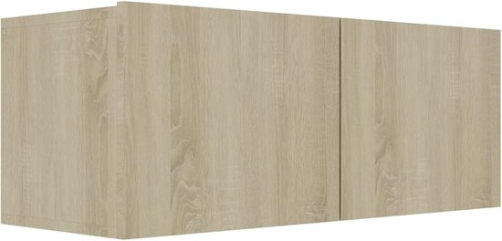 TV Meubel Set - TV Kast Set - Woonkamer Inrichten - Veel Opbergruimte - 7-Delig - Sonoma Eiken — afbeelding 4