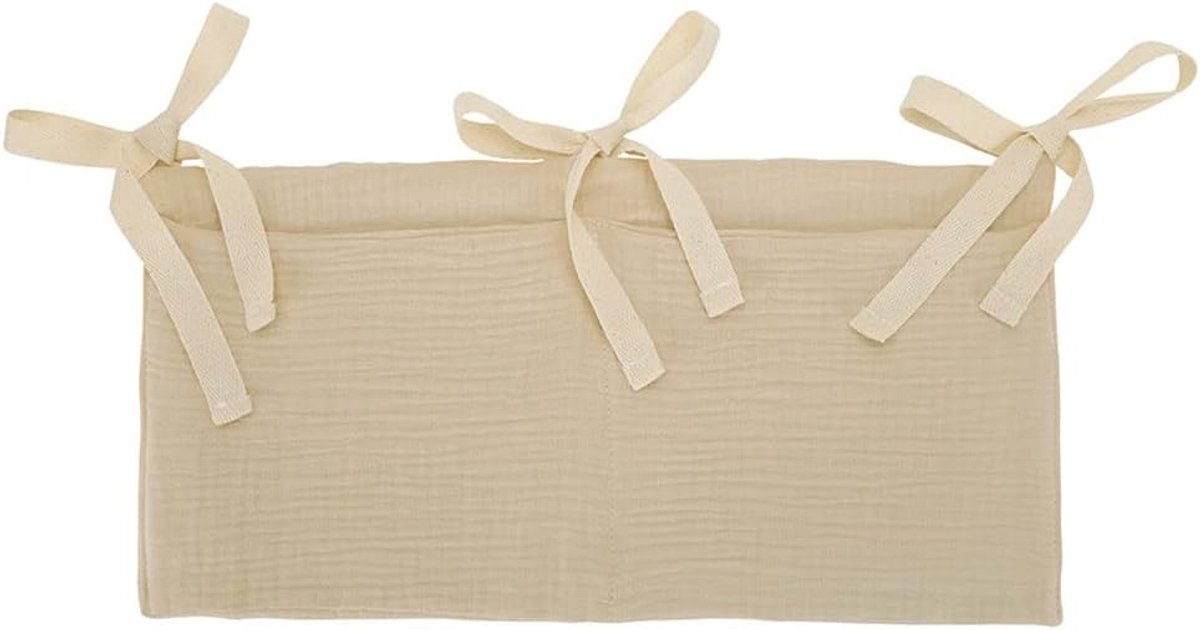 LISM-Babybedje met ophanglusjes, opbergtas voor luiers, organizer voor het stapelen en sorteren van luiers, geschikt voor luiers, billendoekjes en andere babybenodigdheden (camelkleur)