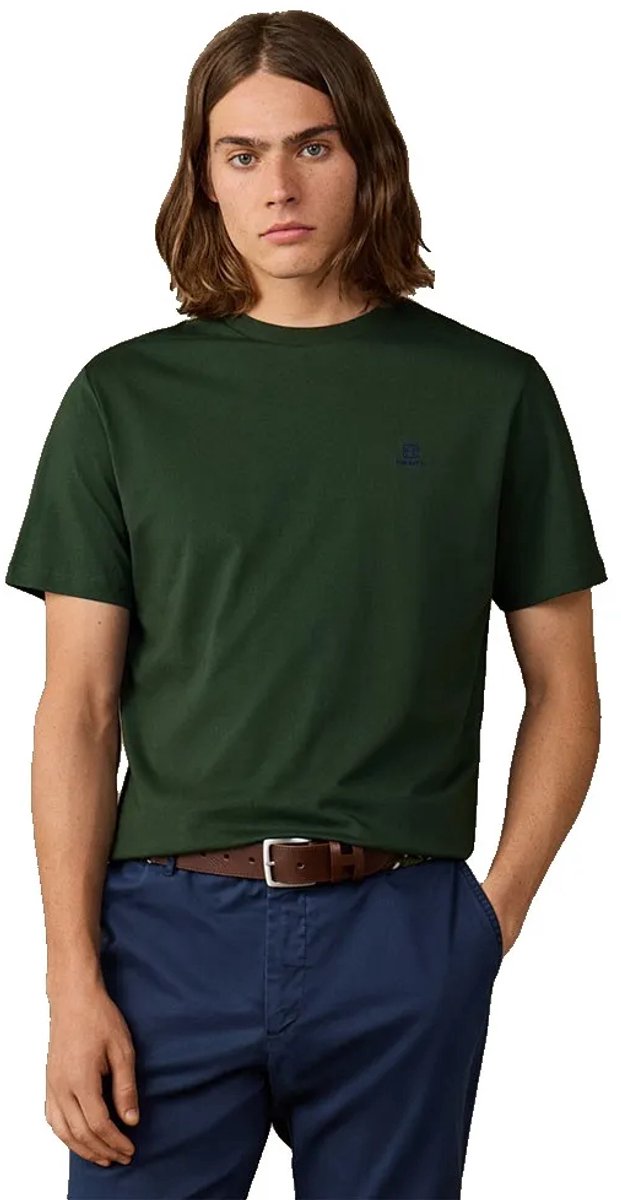 Hackett Hm5000147 T-shirt Met Korte Mouwen Groen 2XL Man