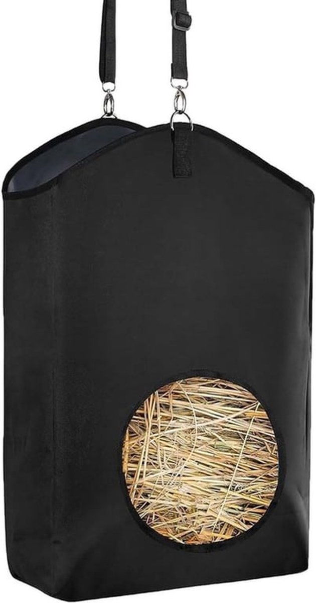 Paarden Voeding Bag - Hangende Hooi Baal Zak - Duurzaam Oxford Doek - Draagbare Opbergtas - Voor Paarden - 28,5 x 24,8 x 4,5 cm