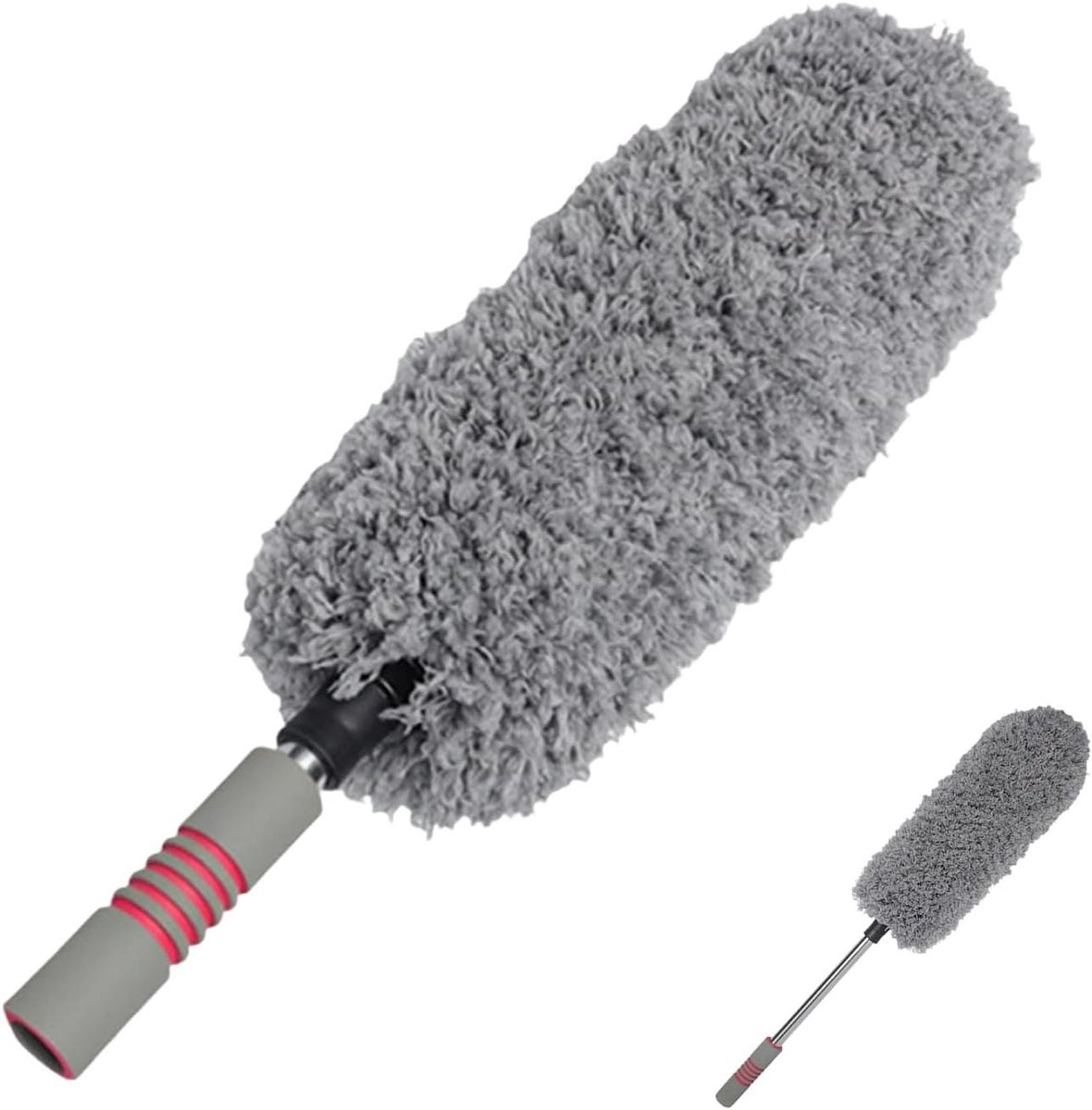 Autostofzuiger Wasborstel - Autoborstel Telescopisch - Auto Reinigen - Krasvrije Borstelharen - 78 cm - Meerkleurig