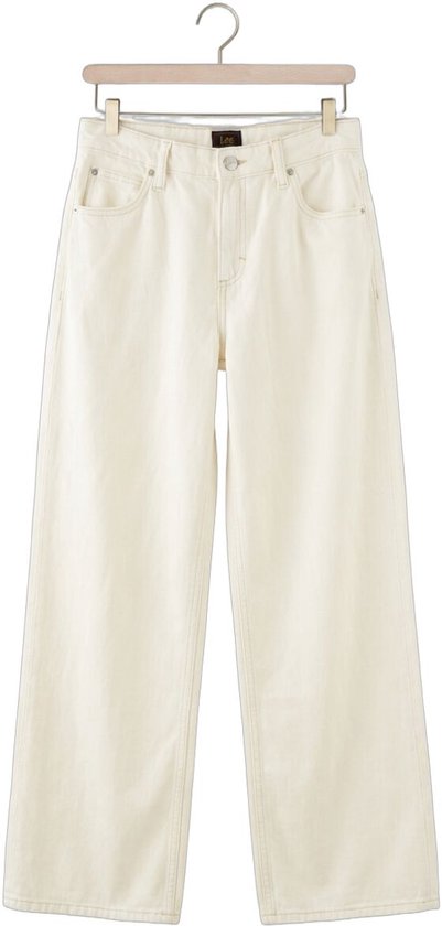 Off-white Lee-jeans met wijde pijpen en klassieke vijf zakken