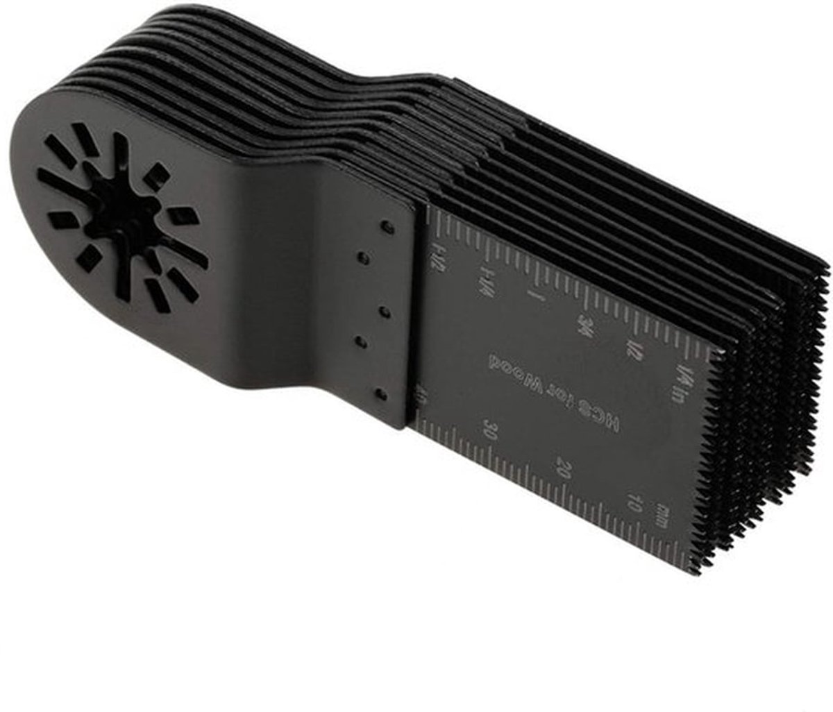 Multitool-Zaagbladen 20 Stuks - Oscillerend - Koolstofstaal - Slijtvast - Dieptemarkeringen - Voor Hout/PVC/Metaal