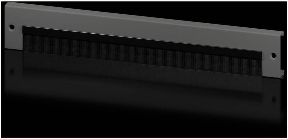 Bodemplaat Borstelstrip - Afdekstrip Bodem - Kast Afsluiten - Voorbereid Voor - 800 mm - Zwart