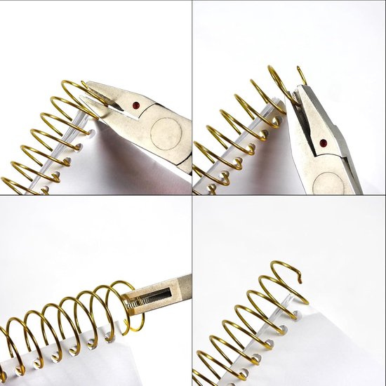 Multicolor Spiral Binding Spoelen, 60 Vellen Capaciteit, 11,1 mm, Verpakking van 100, Perfect voor Kantoor en Schoolgebruik van Merkloos — afbeelding 5