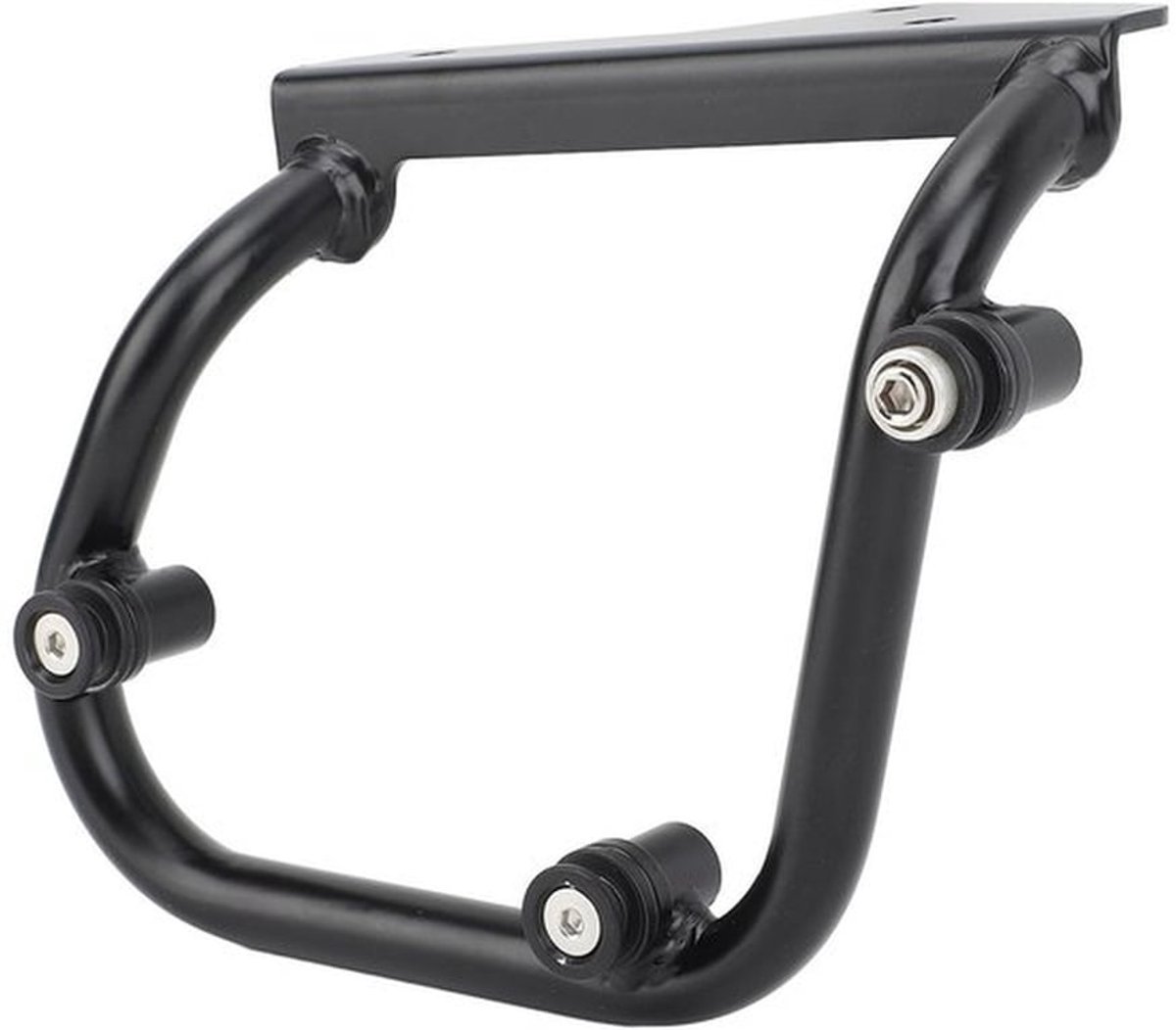 Zadeltassteunrek 16 Mm - Bagagerek Motorfiets - Extra Opslagruimte - Duurzaam - Geanodiseerde Afwerking - Onmisbaar Accessoire