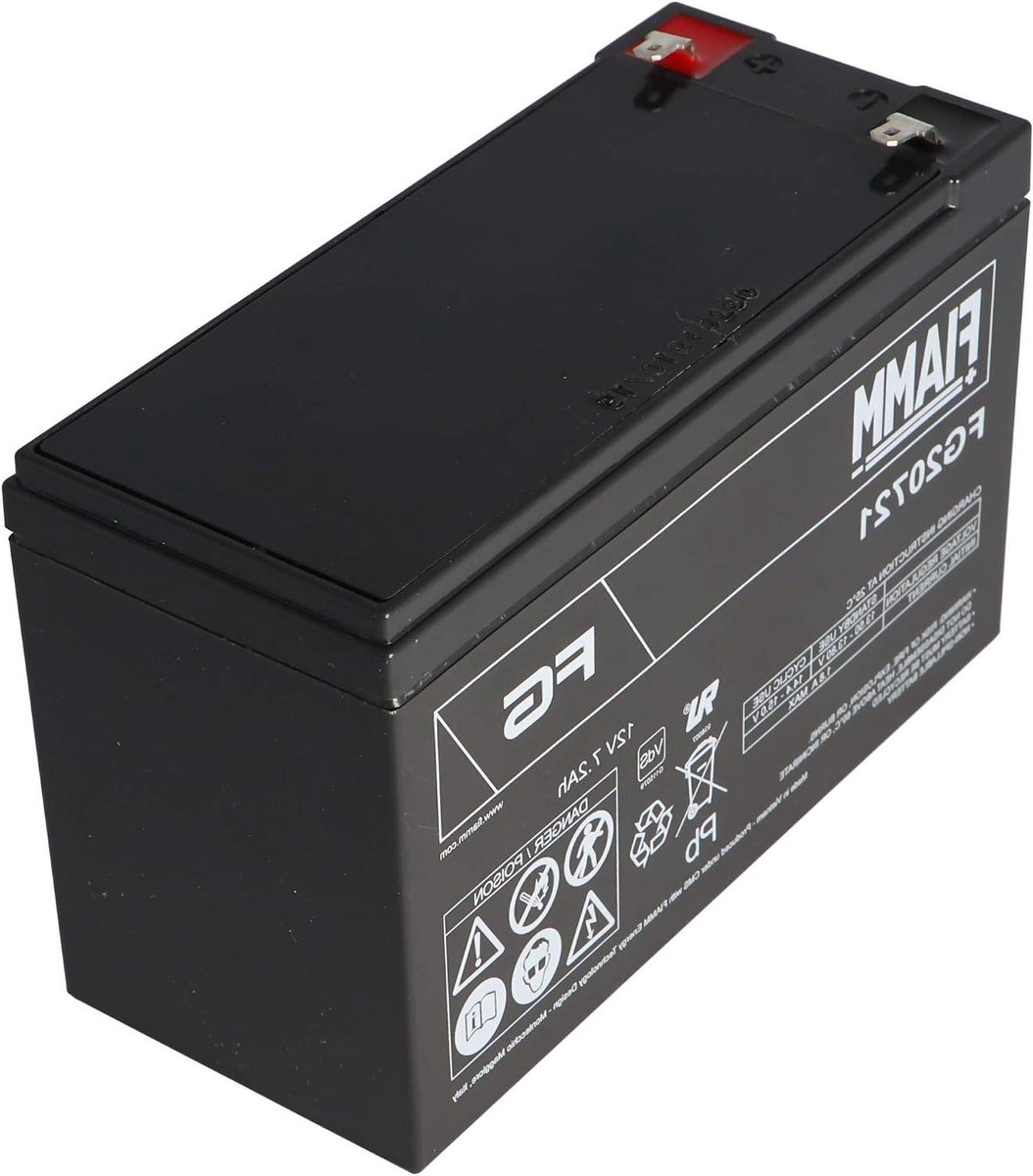 Oplaadbare Batterij - Accu 12 Volt - Noodstroom Systemen - VdS Goedgekeurd - 72 Ah - Zwart