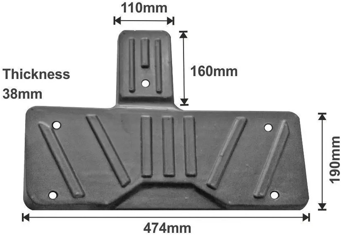 Beissbarth / Sicam / Bosch afdrukrubberpad