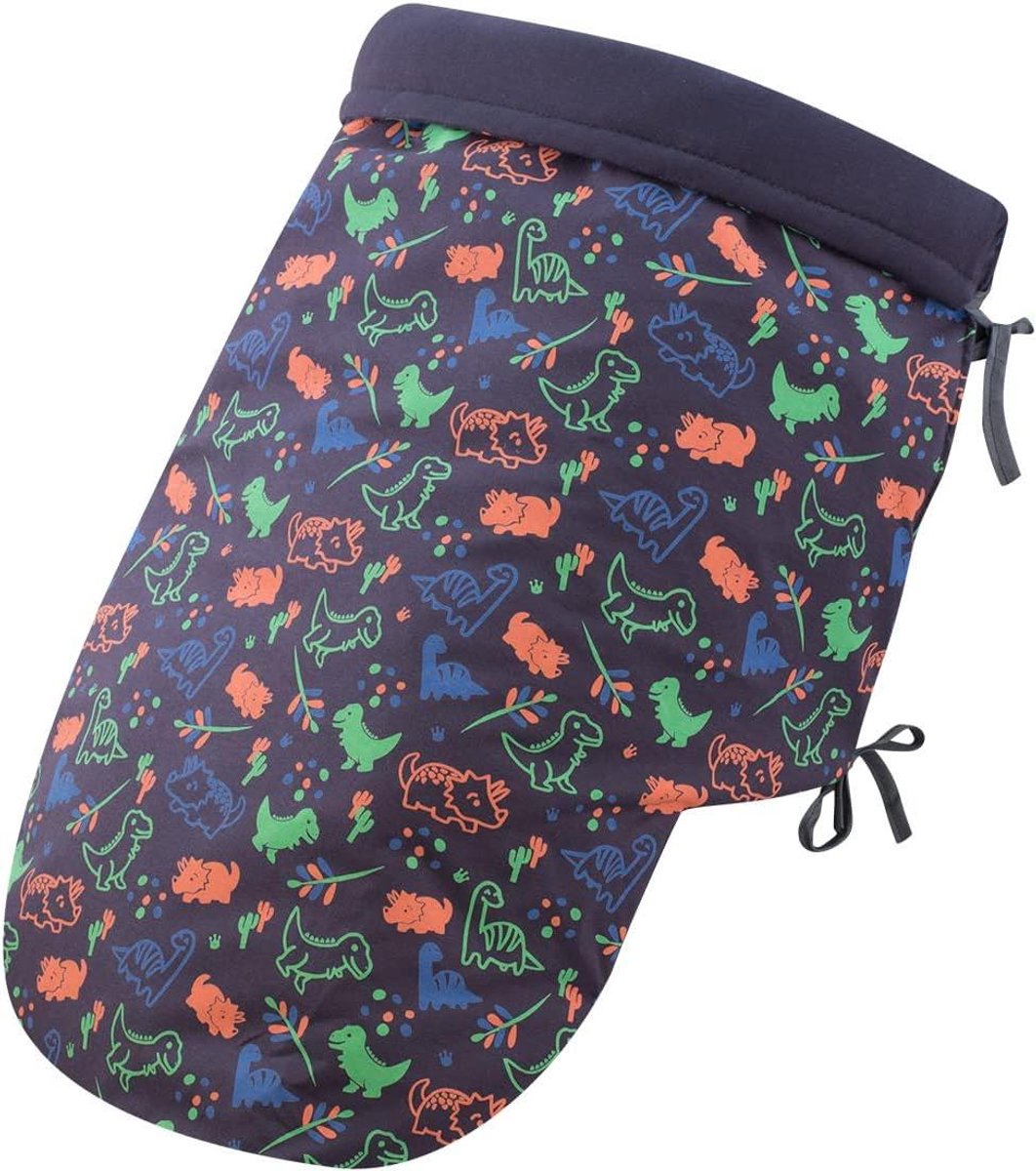 Baby Voetenzak - Wiegdeken - Warme Wandelingen - Extra Zachte Teddyfleece - 80x56 cm - Happy Dino