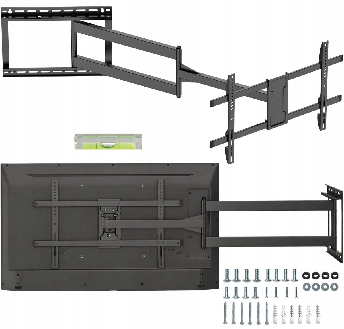 Vetouson VX-531 TV-wand 107cm, 32-75 inch, 40kg, hoekmontage