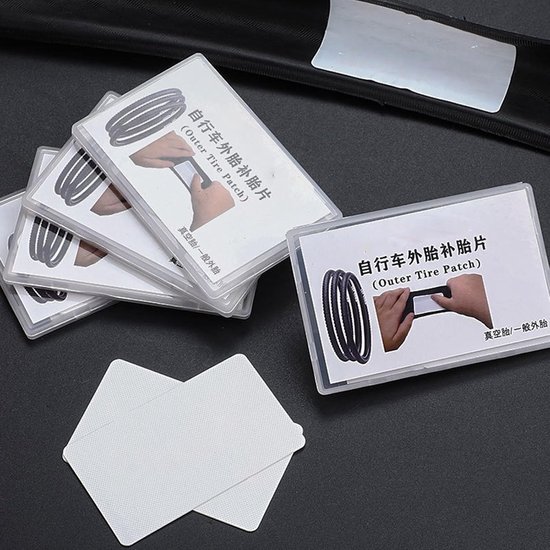 Fietsband Reparatiekit - Lekke Band Set - Onderweg Fietsen - Snelle Peel-and-Stick - 8.5 x 5.5 x 1 cm - N.v.t. — afbeelding 2