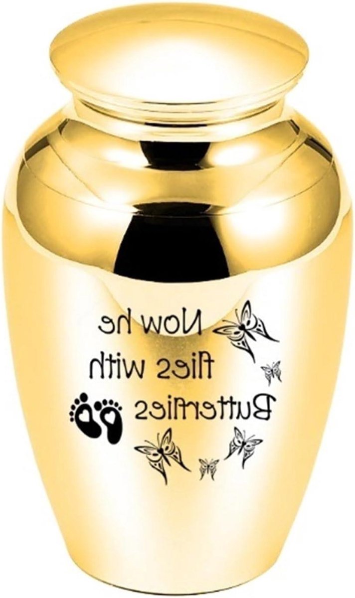 Crematie Urn Huisdier - As Urn Hond Kat - Herdenkings Decoratie - Handgemaakt Aluminium - 45x70mm - Zilver