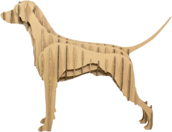 Kartonnen 3d puzzel hond