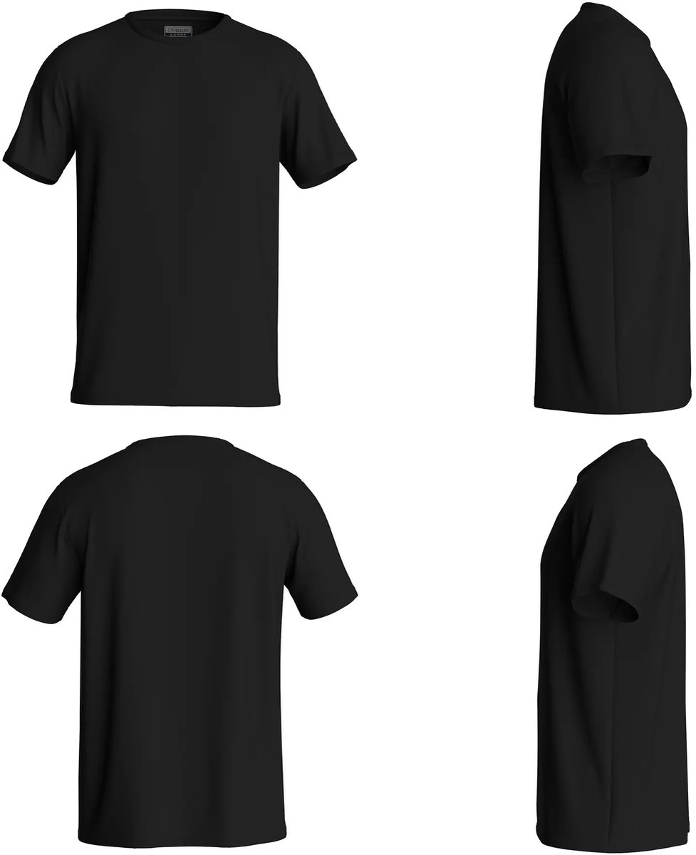 T-shirt Kappa Jenno Zwart