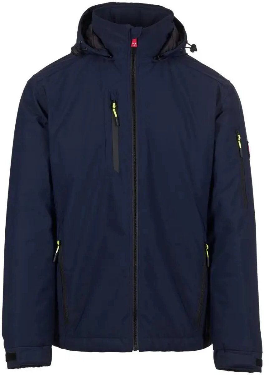 gevoerd softshelljack Payper Wear Creek Pad Ultralite Marineblauw