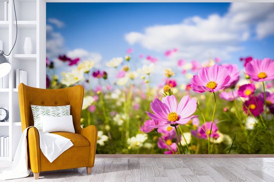 Papier peint - Papiers Papier peint photo - Fleurs en pleine floraison - Largeur 420 cm x hauteur 280 cm