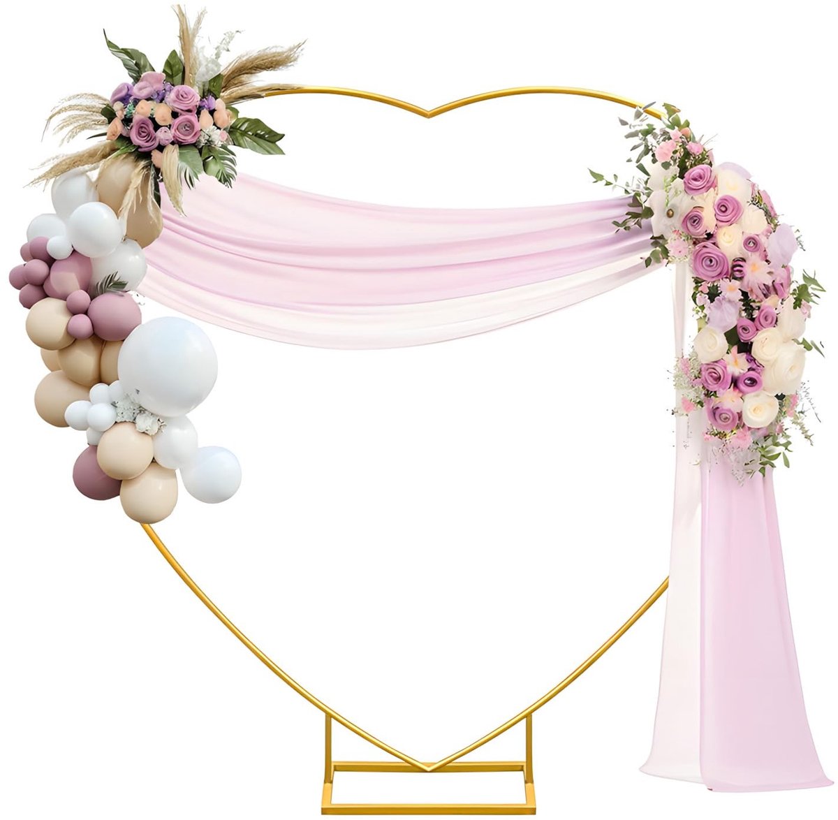 Dailygoods- Trouwboog Hartvormig Design - Bruiloft Decoratie - Ballonboog - Verjaardagsfeest - Romantische Sfeer - Schitterende Achtergrond - Decoratieve Boog