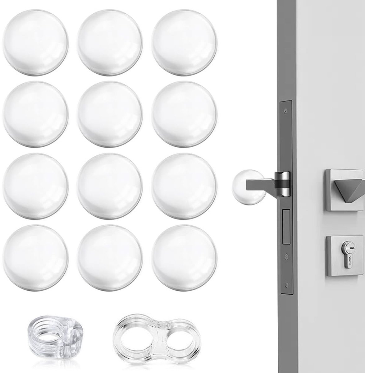 Dailygoods- Deurknop Stijlvol - Deurknop Wandschild - Duurzaam - Deurbeslag - Deurknoppen voor Kasten - Hoogwaardige Kwaliteit - Deurklink