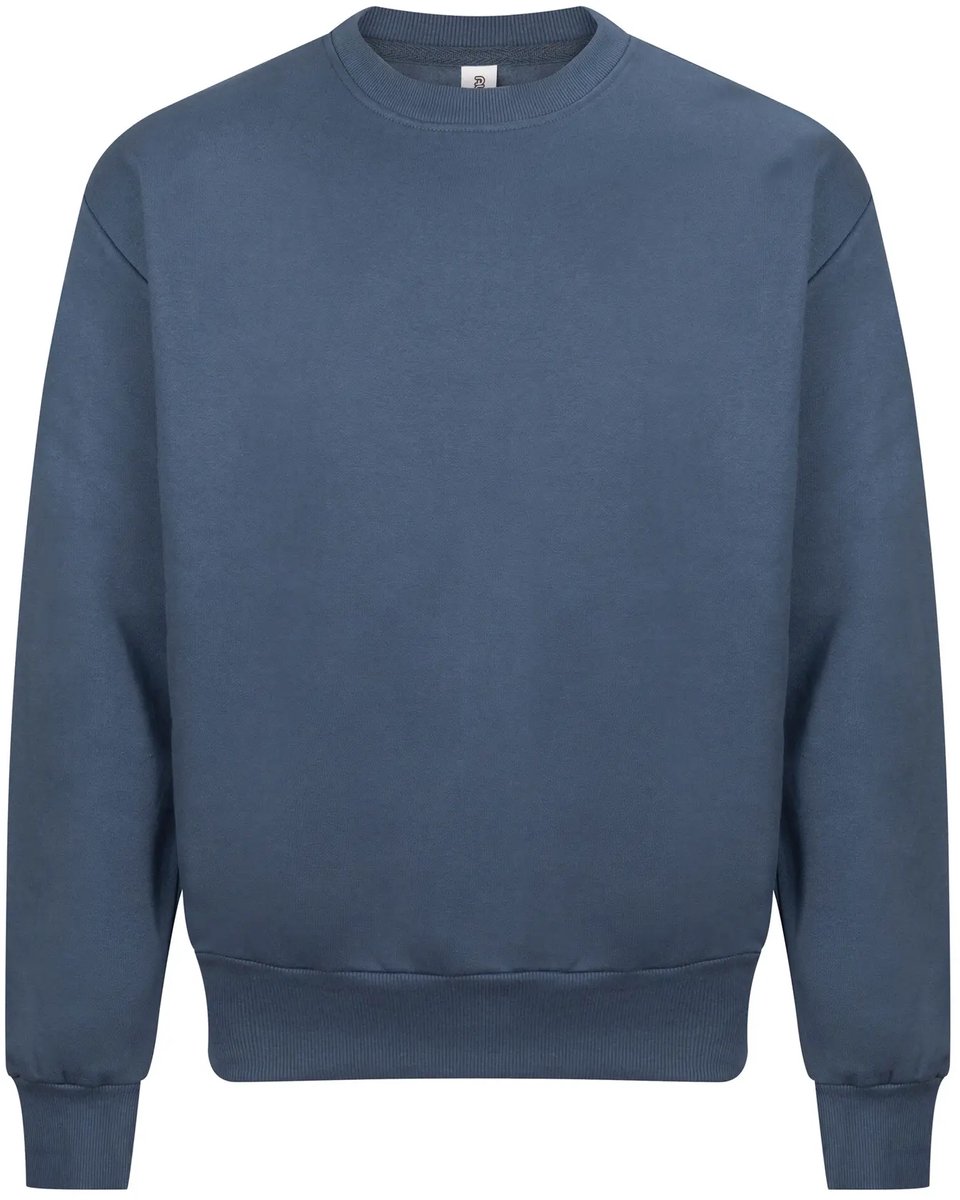 Sweatshirt Just Hoods Signature Luchtmachtblauw