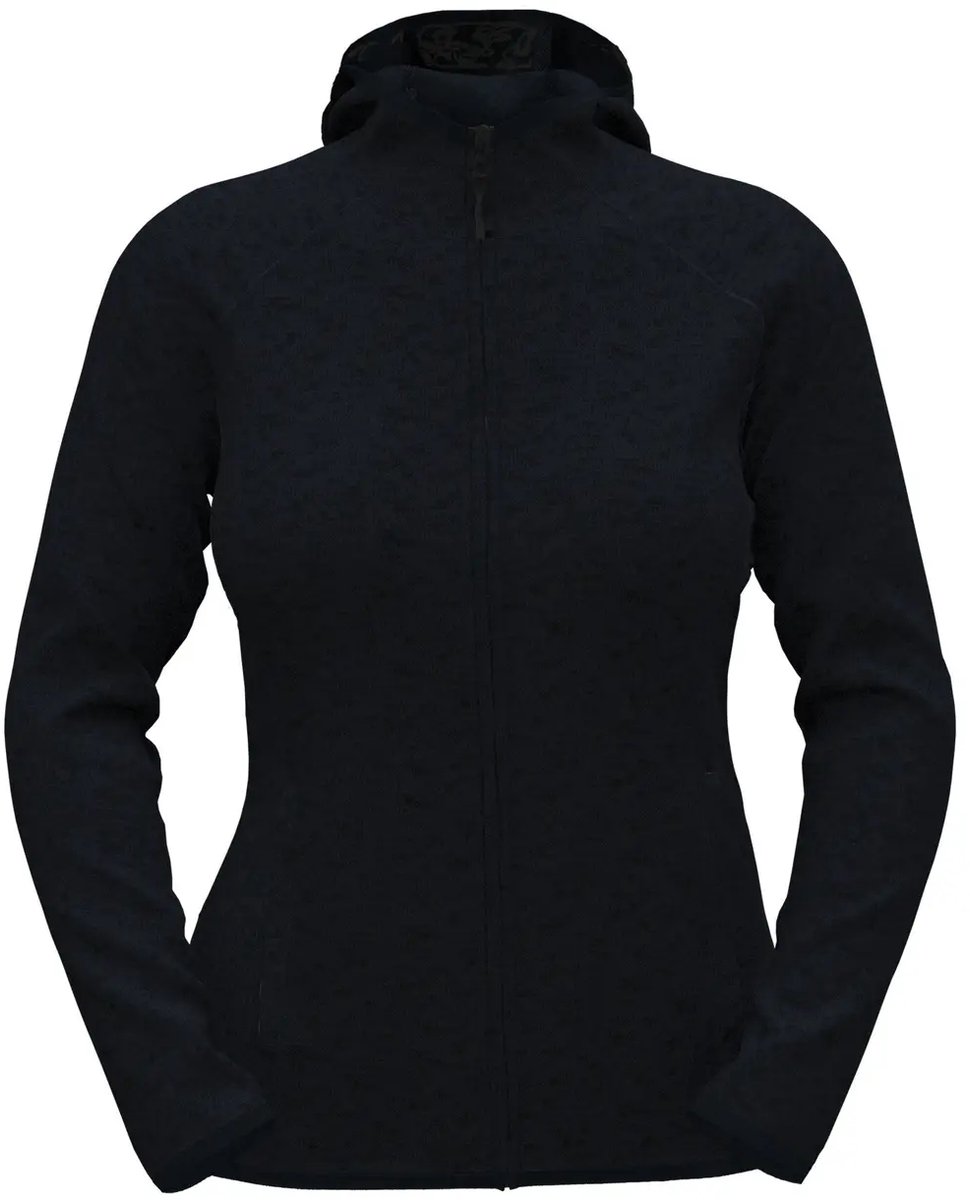 Stedman Lux Hooded Knitfleece Jacket Women S5560 Midnight Heather Blauw