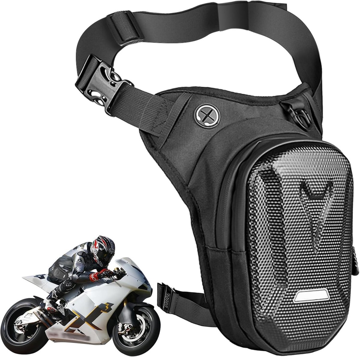 Dailygoods- Heuptas Waterdicht - Beenzak - Verstelbare Heupgordel - Heuptas voor Hardlopen/Fietsen - Multifunctioneel - Duurzaam