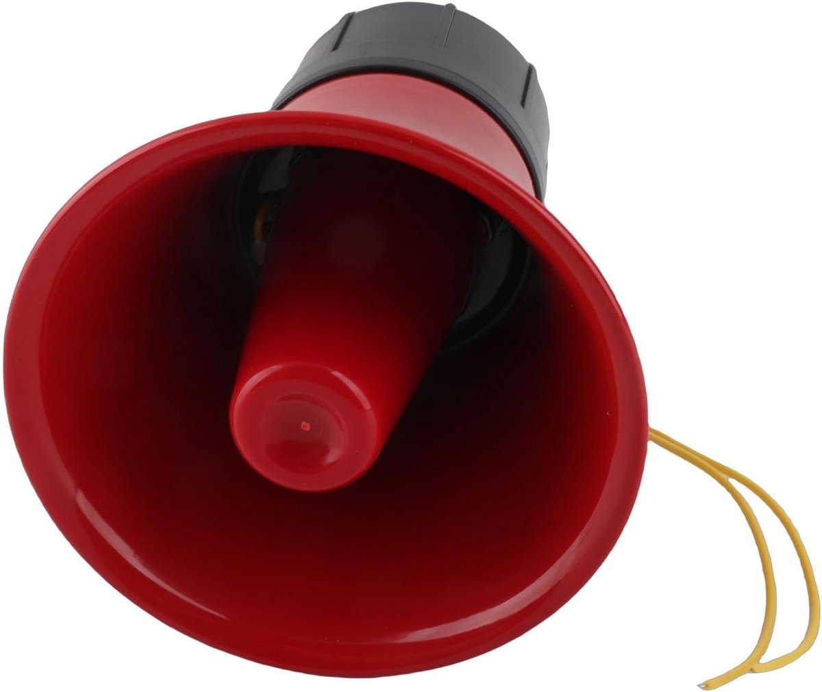 Industrieel Alarm - Beveiligingssirene Geluid - Noodwaarschuwing Buiten - 120dB Dubbele Toon - DC12V 30W - Zwart