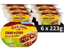 Old El Paso Stand ’n Stuff Tortilla Wrap - 6 x 8 stuks - Burrito Mexicaans - Wraps Voordeelverpakking