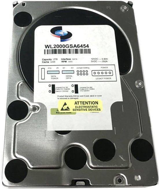Interne Harde Schijf - Opslagmedium - Data Opslag - 24/7 Gebruik - 2 TB - Paars — afbeelding 5